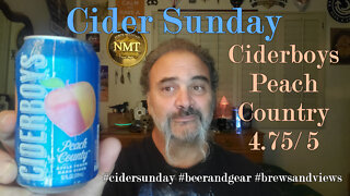 Cider Sunday Ciderboys Peach Country 4.75/5