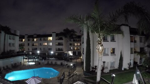 Blasian Babies Family Vacation Condo Pool Night Time Lapse!