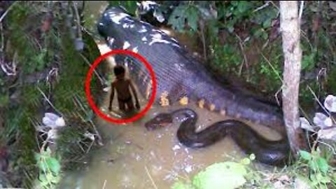 Giant Anaconda World's longest snake found in Amazon River