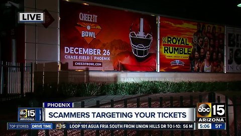 Fake ticket scams loom over big events coming to Valley