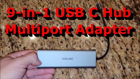 9-in-1 USB C Hub Multiport Adapter Review - USB-C Docking Station