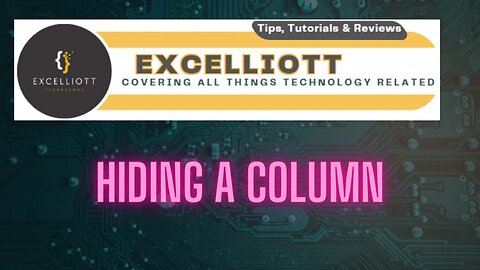 Excel - Hiding a Column