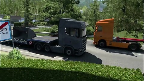 #shorts Moving Bulldozer Bucket In Euro Truck simulator | Truck Videos | Gaming Videos | Simulator