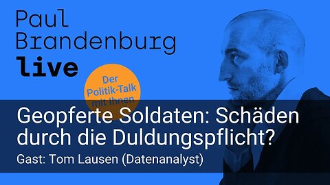 #31 - Geopferte Soldaten: Schäden durch die Duldungspflicht? Gast: Tom Lausen, Datenanalyst