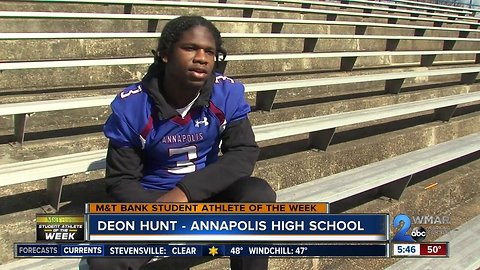 Student Athlete of the Week - Deon Hunt