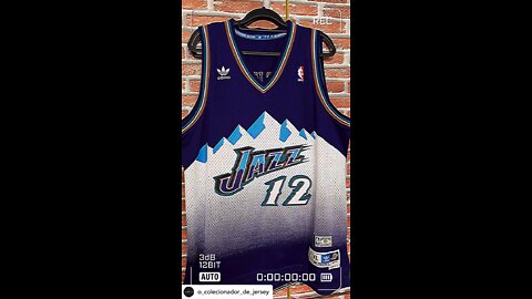 Camisa de Basquete NBA Utah Jazz Hardwood Classics 🏀