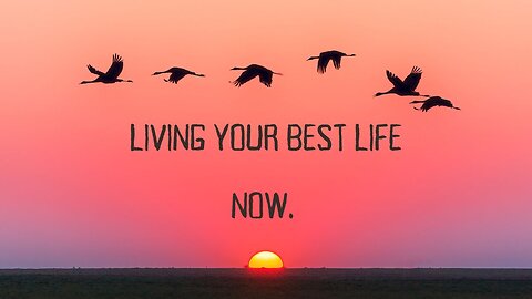 Living Your Dreams Now... Not Tomorrow, Not Some Time in the Future. But Now. November 18, 2023.