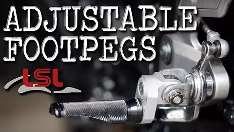 Adjustable Footpegs! Increase Legroom AND Ground Clearance! FZ1-N