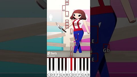 Gender Swap (@fash) AMANDA THE ADVENTURER ANIMATION - Octave Piano Tutorial