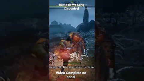 Demo de Wo Long já está disponível !!