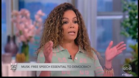 Sunny Hostin: Elon Musk Is ‘About Free Speech of Straight White Men’