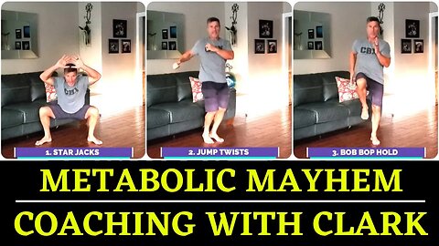 METABOLIC MAYHEM | Workout | Coaching with Clark