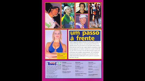 Revista World Tennis-26a. Edição-Capa Karina Bacchi