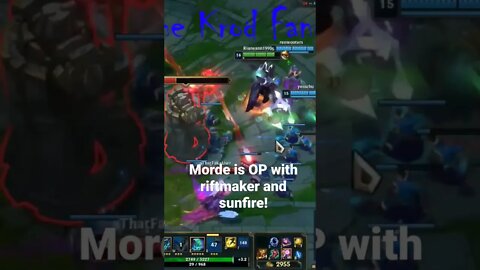 Mordekaiser is Unkillable With Sunfire Aegis and Riftmaker! #leagueoflegends #mordekaiser #gaming