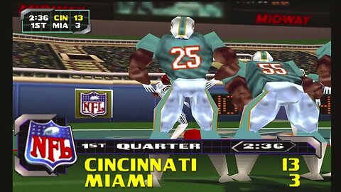 NFL Blitz 2023 Bengals Vs Dolphins - N64