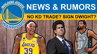 Latest Warriors News & Rumors: Bob Myers SHUTS DOWN Kevin Durant Trade + Sign Dwight Howard?