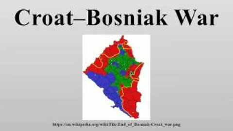 (mirror) Croat-Bosniak War: Croat HB Republic's war of independence from the B&H Federation