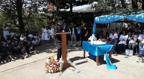 Know where your children are, Police Minister Cele tells mourners at Miguel Louw memorial (rF4)