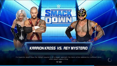 WWE Smackdown Karrion Kross vs Rey Mysterio