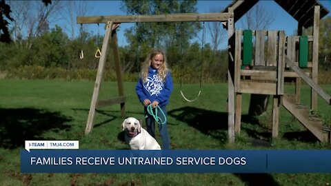 Special needs children receive untrained service dog or no dog at all after raising $20K or more