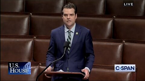 Matt Gaetz Says NO To Three Hundred Million Dollars For New FBI Building