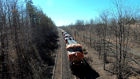 BNSF 6387, CN 3230 & CN 3179 Locomotives Manifest Train East Strathroy Sub