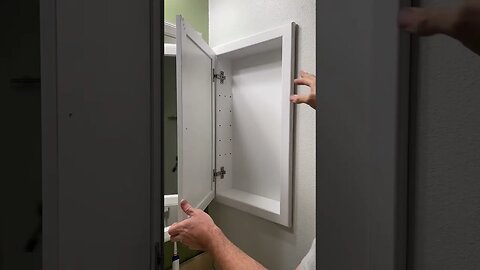 Cheap bathroom upgrade - Installing a new medicine cabinet