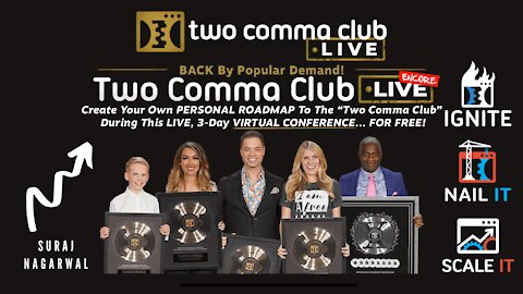 2 Comma Club LIVE with Russell Brunson | Clickfunnels | Suraj Nagarwal