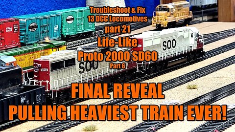 21 Life-LIke Proto 2000 SD60 FINAL REVEAL