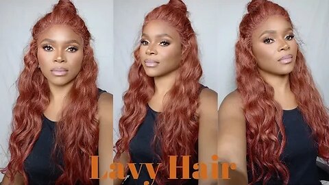 Messy half updown hair ‎@lavyhair