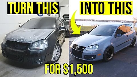 Building A GTI In 1 Weekend With $1,500!! (10 min build)