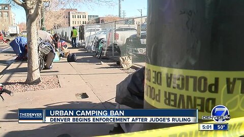 Denver city attorney talks about decision to enforce camping ban again