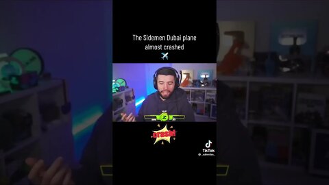 Zerkaa Confirms that the Sidemen nearly had a plane crash coming into Heathrow Airport from Dubai