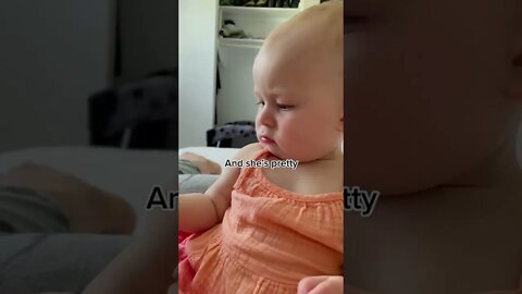 Cute adorable baby 🤩 funny baby playing, laughing, dancing, with mamma at home