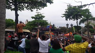 SOUTH AFRICA - Durban - Springboks parade RWC Trophy (Videos) (DR6)