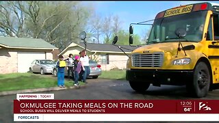 Okmulgee taking meals on the road