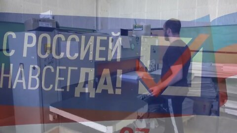 Preparations behind the Referendum - Lugansk