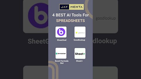 4 Best AI Tools for Spreadsheets