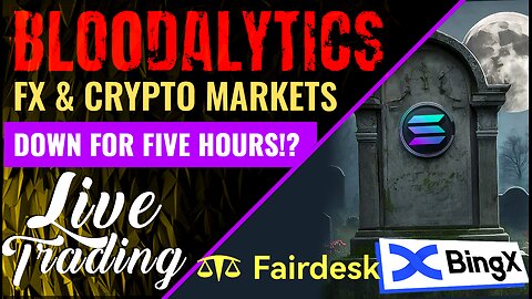 ⏰ 5 Hours Down, Can Solana Bounce Back From This Outage? - Live Trading w/ Crypto Blood