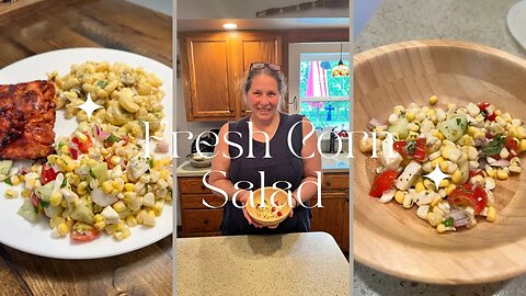 Crazy Good Fresh Corn Salad