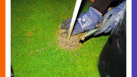 Activists Fill Golf Course Holes With Cement