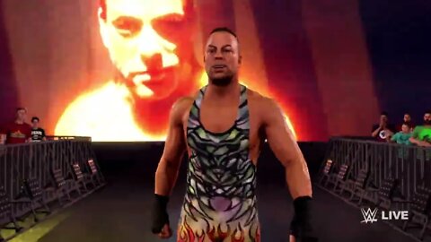 WWE2K22 The Whole Dam Pack DLC Rob Van Dam Entrance