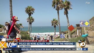 SDPD sees increased activity, party calls amid stay-at-home order