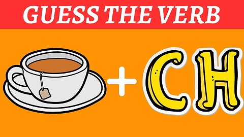 Guess the Verb | EMOJI QUIZ | 15 Seconds Challenge