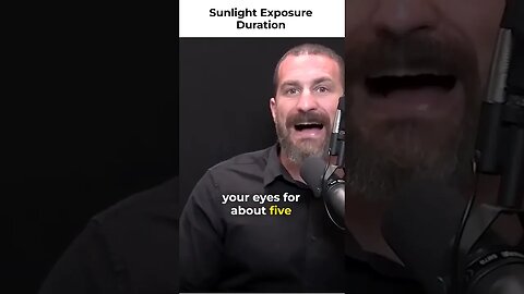 Sunlight Exposure Duration - Andrew Huberman's Advice you need to Hear #short