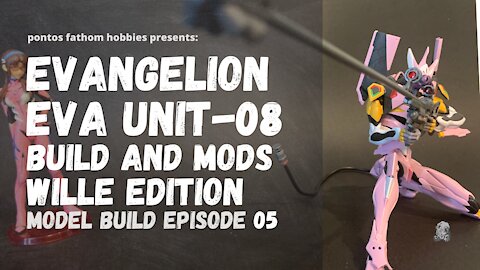 Evangelion Eva Unit-08a - Bandai RG Build and Custom Painting - Wille Edition - Episode 5