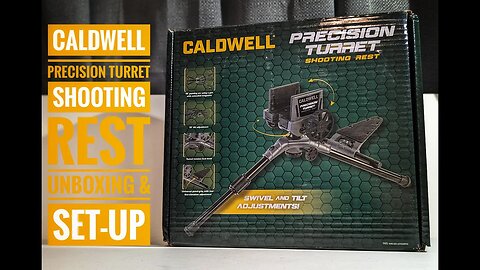 Caldwell Precision Turret Shooting Rest Unboxing & Set Up