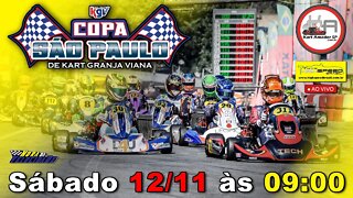 COPA SÃO PAULO DE KART KGV | 8ª Etapa 2022 | Retransmissão | Ao Vivo