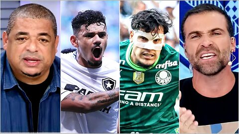 "É IMPRESSIONANTE! O Botafogo TÁ CALANDO A BOCA de MUITA GENTE! VENCEU o Palmeiras e..." VEJA DEBATE