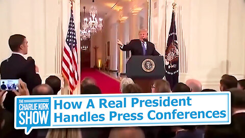 How A Real President Handles Press Conferences